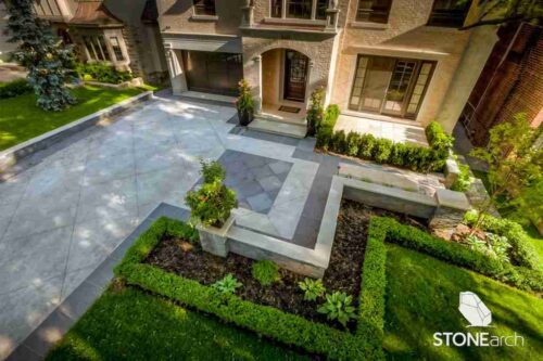 Black-Limestone-Pavers-3-STONEarch-1024x683 STONEarch 12'' x 12'' Natural Stone Paver - Image 1