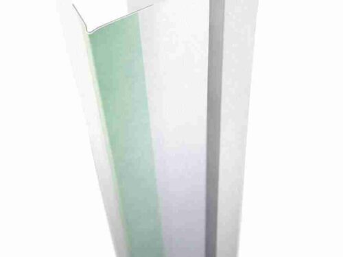 CGC Paper based metal Corner Bead 8ft CGC Sheetrock Paper-Faced Metal Outside Corner Bead, 9/16 in. x 13/16 In. Uneven Leg, 8 Ft. - Image 1