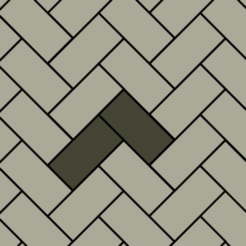 Herringbone Mondrian Plus 60 Small Rectangle Paver - Image 6