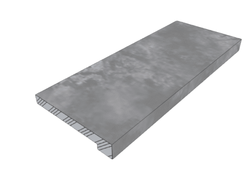 STONEarch Natural Stone Rebated Coping - Rock Face - Image 3