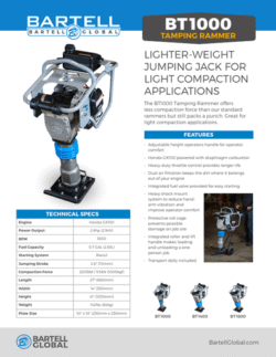 BT1000H Tamping Rammer - Image 3