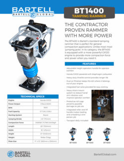 BT1400H Tamping Rammer - Image 3