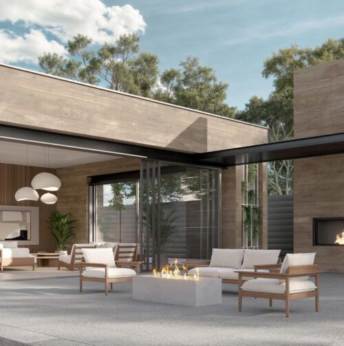 Sculptura Firepit Rectangle | Techo-Bloc - Image 4