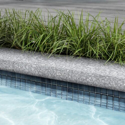 TERRAZZO Bullnose Cap - Polished Pool Coping and Wall Cap | Techo-Bloc - Image 3