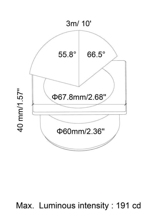 angled-onyx-square-60mm-stainless-recessed-light-for-outdoors BOLD Onyx 60mm (2 3/8") Low Voltage LED Recessed Light - Image 16