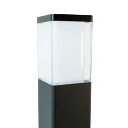 BOLD Cube Low 15" Low Voltage LED Path Light – Black Anodized Aluminum with 360° Glow - Image 4