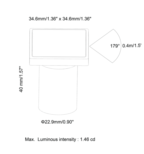 BOLD Cube Mini 22mm (7/8-Inch) Low Voltage LED Recessed Light – Black Polycarbonate with 360° Glow - Image 7