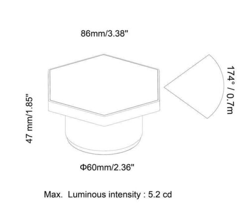 BOLD Prism 60mm (2 3/8-Inch) Low Voltage LED Recessed Light – Black Polycarbonate with 360° Glow - Image 3