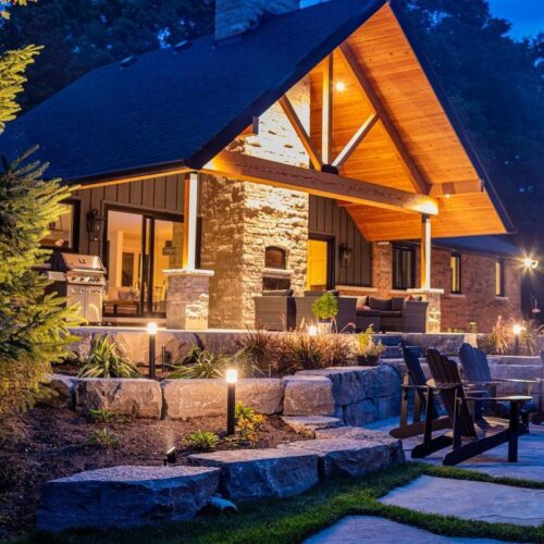 BOLD Silo High 24" Low Voltage LED Path Light – Black Anodized Aluminum with 360° Glow - Image 4