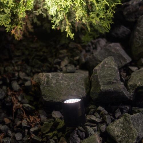 BOLD Strata M Medium Low Voltage LED Spotlight – Black Anodized Aluminum for Outdoor Accent Lighting - Image 6