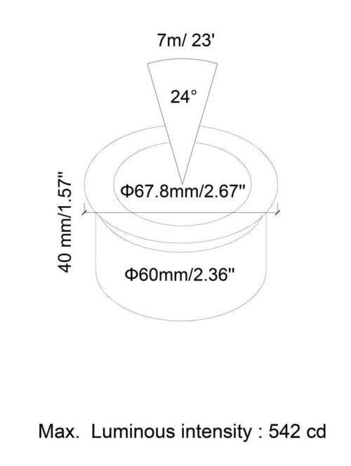 BOLD Ray 60mm (2 3/8") Low Voltage LED Recessed Light - Image 7