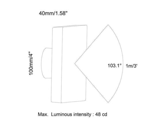 cube-backlit-4-aesthetic-outdoor-wall-lighting BOLD Cube Backlit 4 Low Voltage LED Wall Light – 100mm (4-Inch) Square, Black Polycarbonate with 360° Glow - Image 3