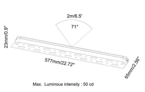 edge-21-warm-inviting-outdoor-lighting-bracket-included BOLD Edge 21 Low Voltage LED Undercap Light – 577mm (21-Inch) with Bracket, Black Anodized Aluminum - Image 8