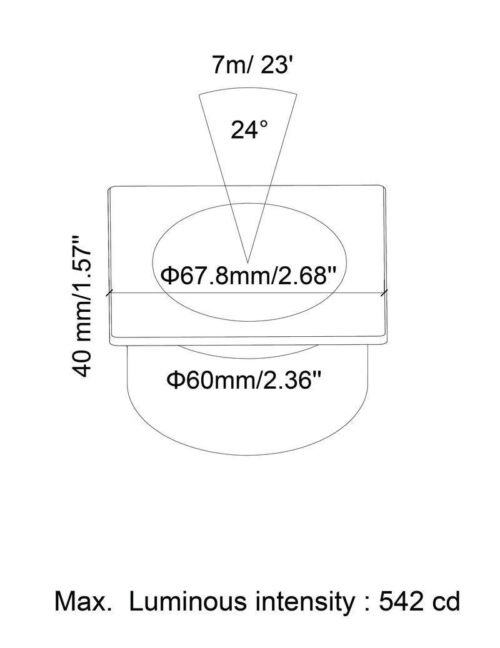 BOLD Ray 60mm (2 3/8") Low Voltage LED Recessed Light - Image 12