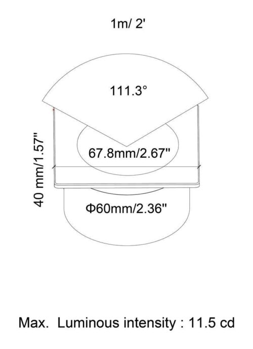 ruby-square-60mm-low-voltage-recessed-light-for-paths BOLD Ruby 60mm (2 3/8") Low Voltage LED Recessed Light - Image 10