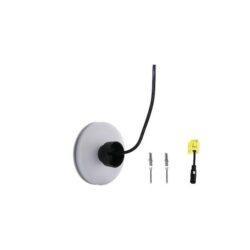 BOLD Silo Backlit 4 Low Voltage LED Wall Light – 100mm (4-Inch) Round, Black Polycarbonate with 360° Glow - Image 6