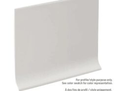 VINYL WALL BASE COIL - 6 inch PEWTER - 120 ft Roll - Image 2