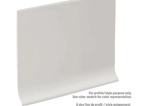 VINYL WALL BASE COIL - 6 inch PEWTER - 120 ft Roll - Image 2