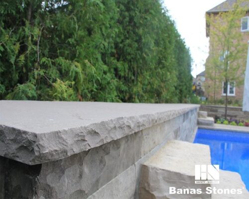 Banas Stones Coping 2 in x 12 in x 48 in - SLATE GREY - Image 4