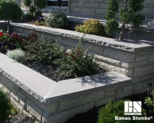 Wall_Coping_13 BANAS 2'' x 12'' x 48'' Natural Stone Coping - ROCKFACE - Image 11